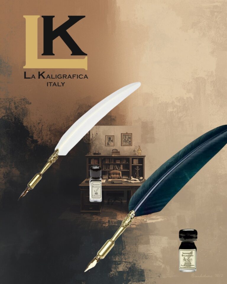 Le piume naturali, ricavate principalmente da oca o tacchino, rappresentano la scelta più autentica per chi desidera un'esperienza calligrafica tradizionale